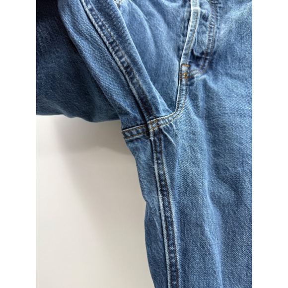 Everlane The 90s Cheeky Jeans Womens 30 Regular Blue Organic Cotton Button Fly - Picture 4 of 11